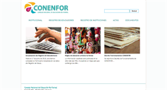 Desktop Screenshot of conenfor.edu.uy